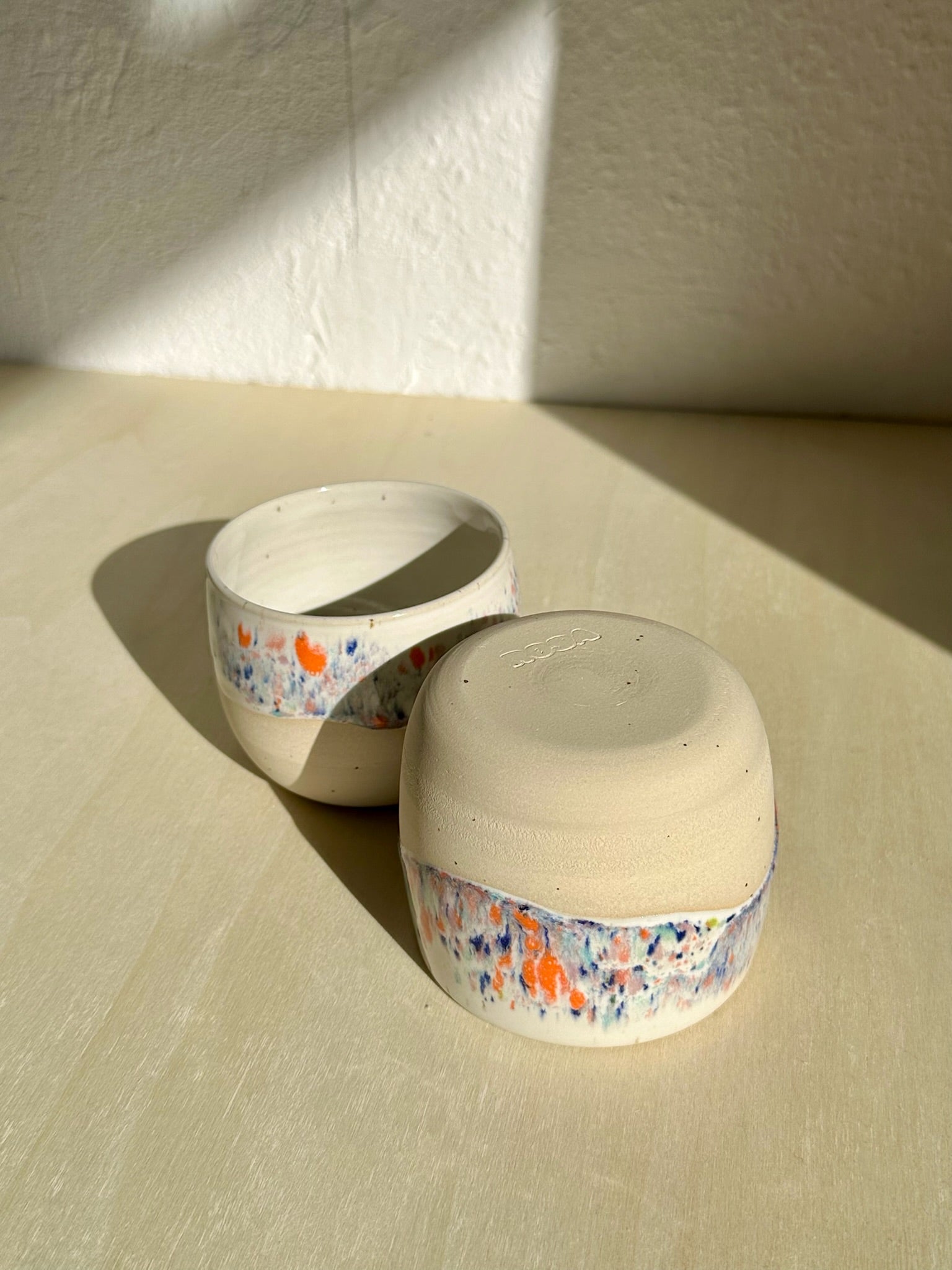 CONFETTI CUP WHITE