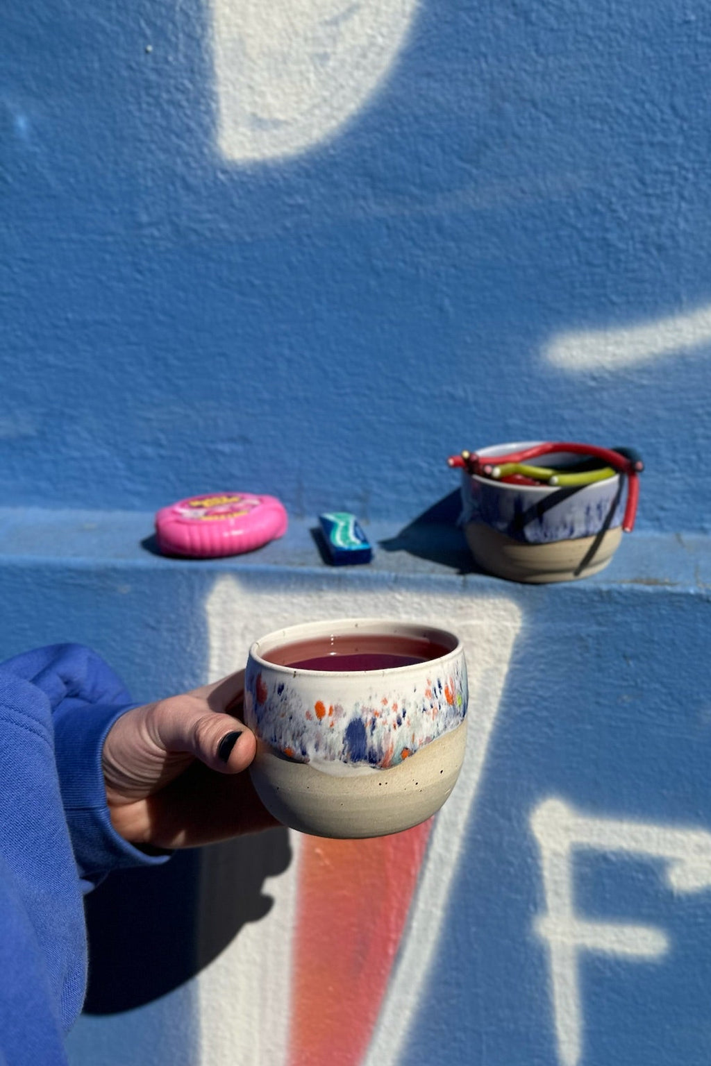 CONFETTI CUP WHITE