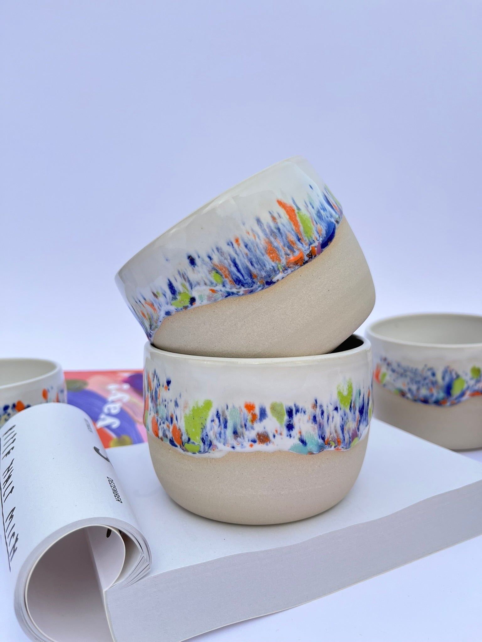 CONFETTI CUP WHITE
