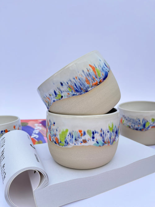CONFETTI CUP WHITE