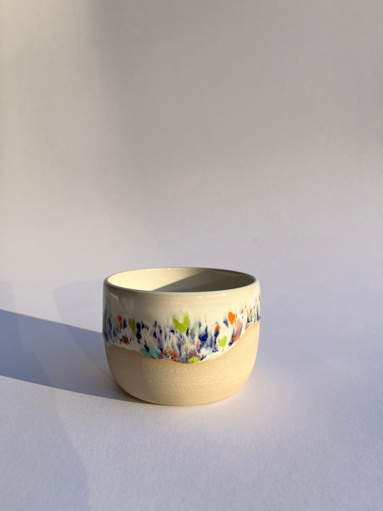 CONFETTI CUP WHITE